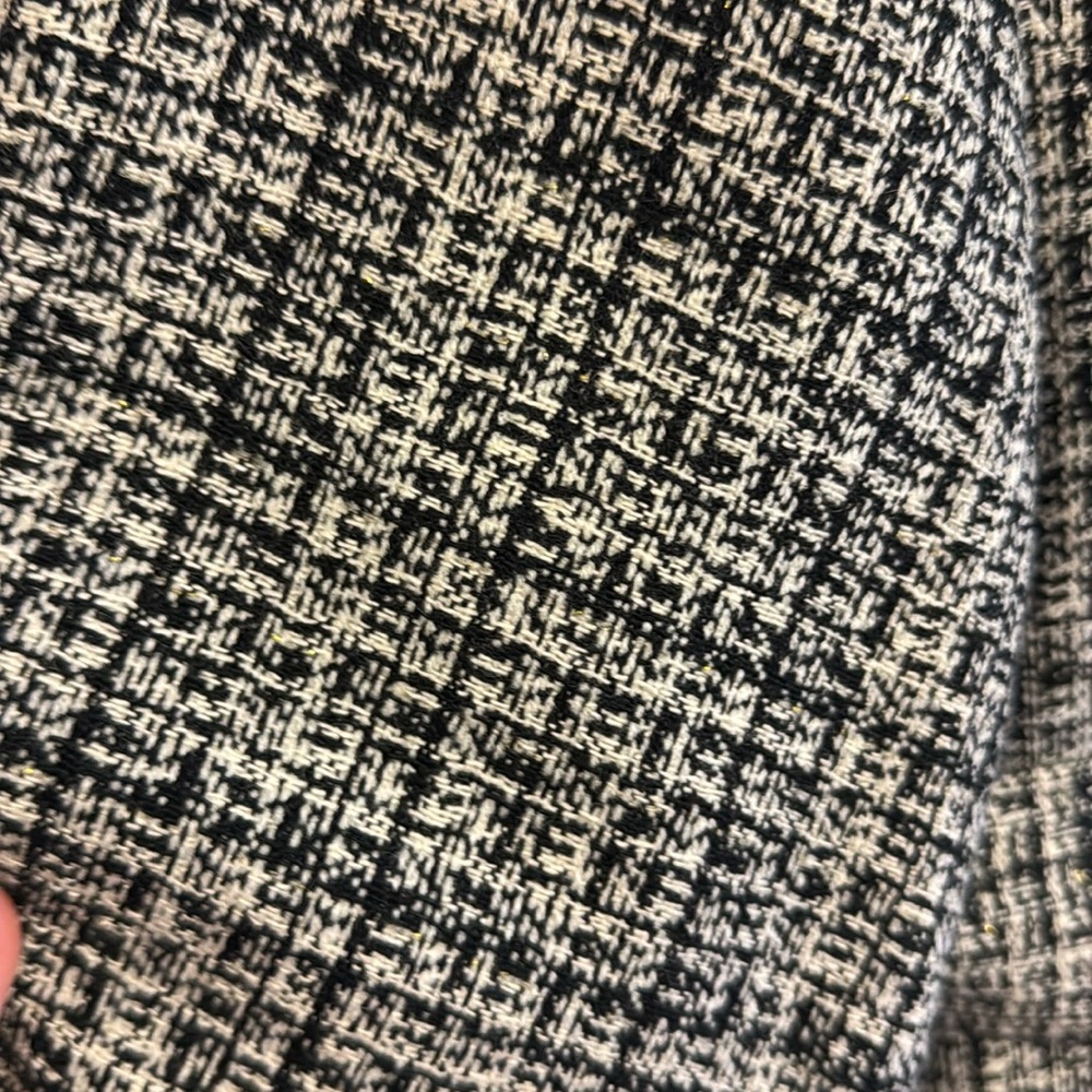 The Limited Black and White Tweed Cropped Blazer - Picture 9 of 12